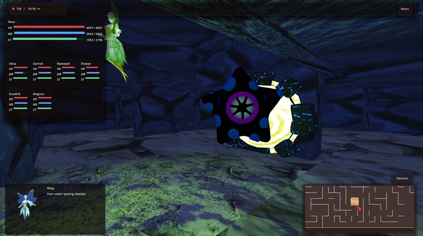 LabyrinthRPG boss battle